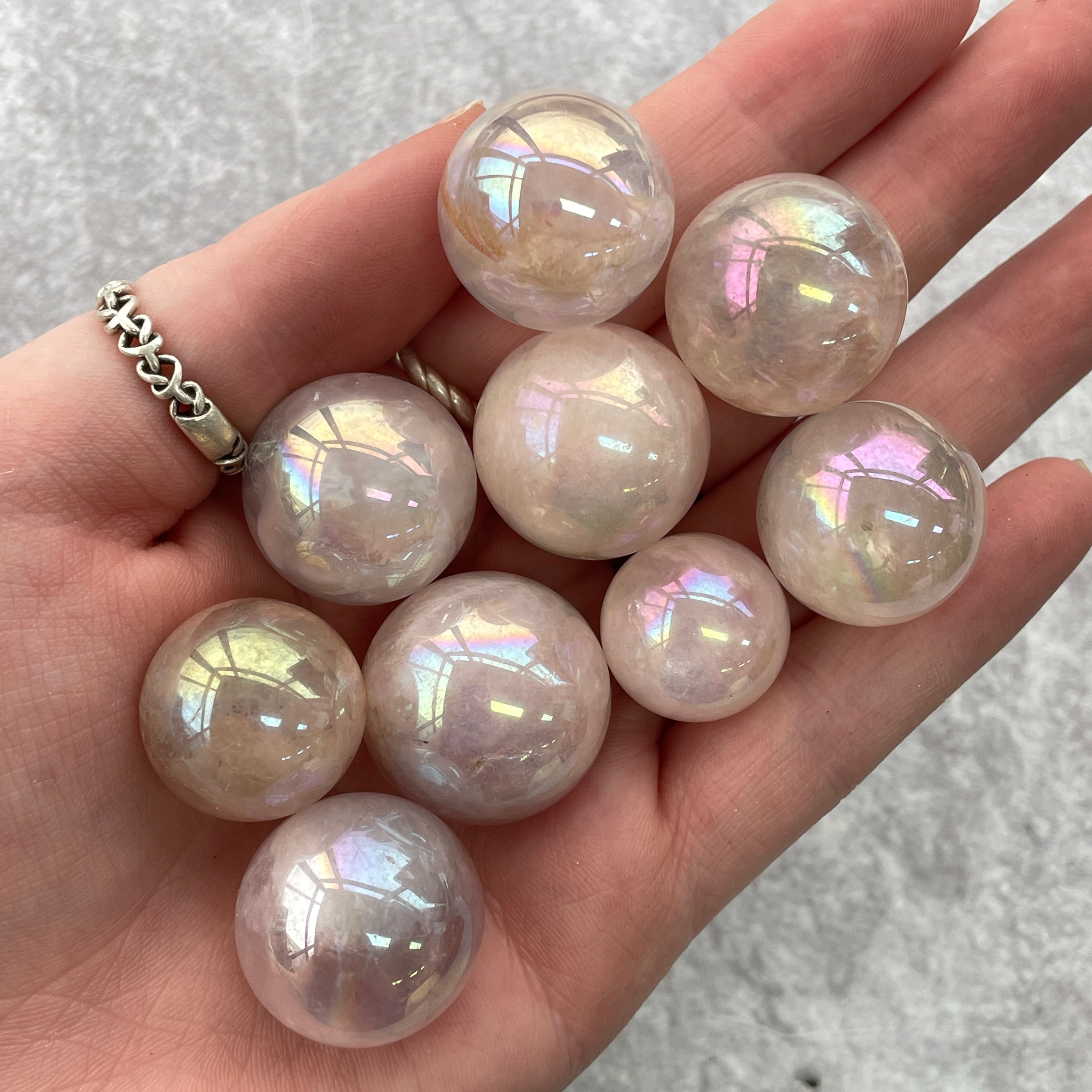 Rose Quartz Aura Sphere Rose Quartz Aura Sphere